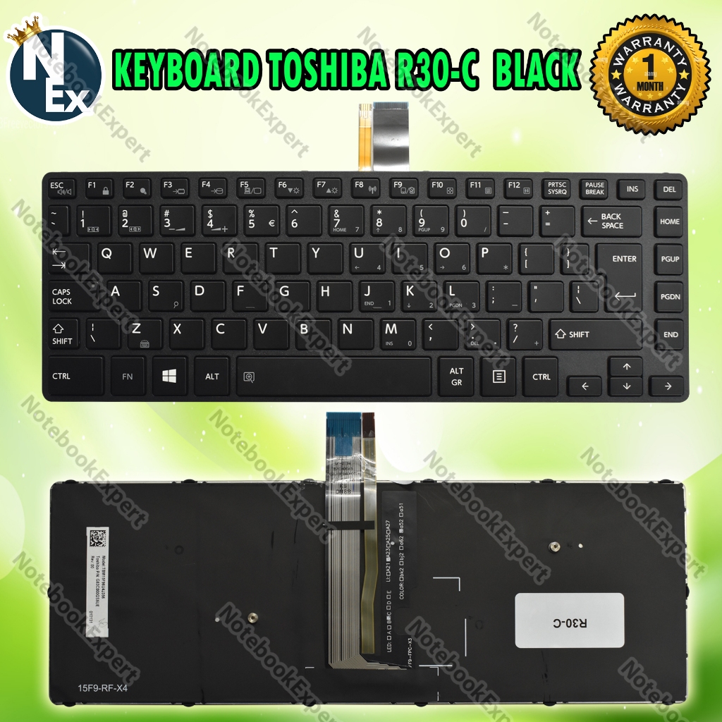 Keyboard Toshiba Portege R30-C A40-C R40-C Backlight