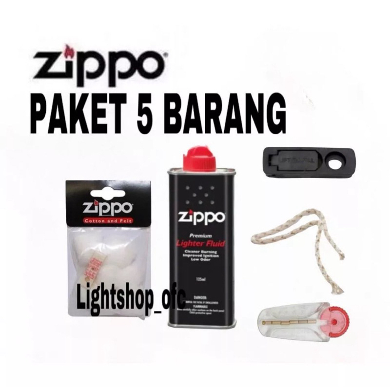 Bisa COD - PAKET KOMPLIT- MINYAK ZIPPO + BATU ZIPPO + SUMBU ZIPPO +KAPAS ZIPPO MINYAK ZIPPO ISI