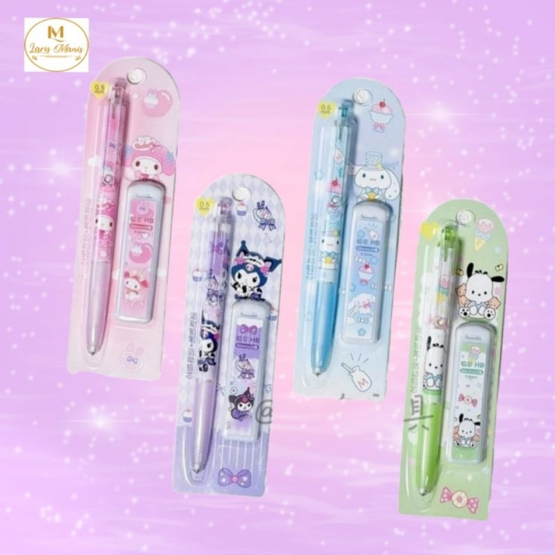 

Pensil Mekanik Anak Model Kuromi Cinnamoroll Melody