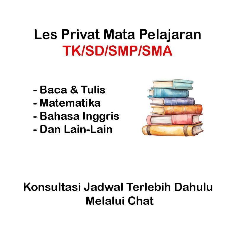 

les privat mata pelajaran, musik, dan coding