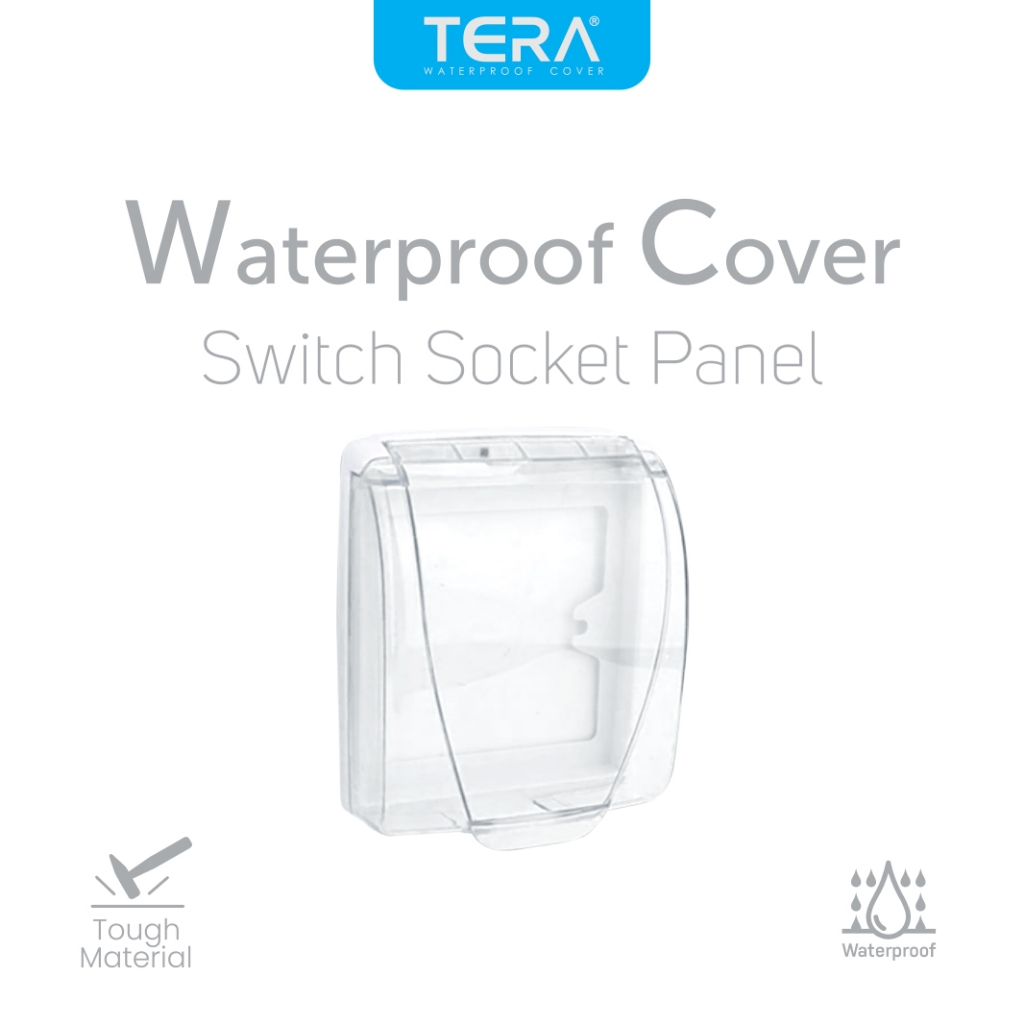 TERA Waterproof Cover Penutup Pelindung Pengaman Panel Stop Kontak