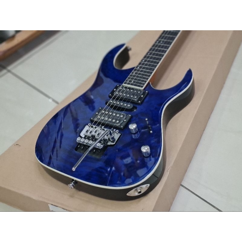 gitar Ibanez Premium biru updown elektrik listrik