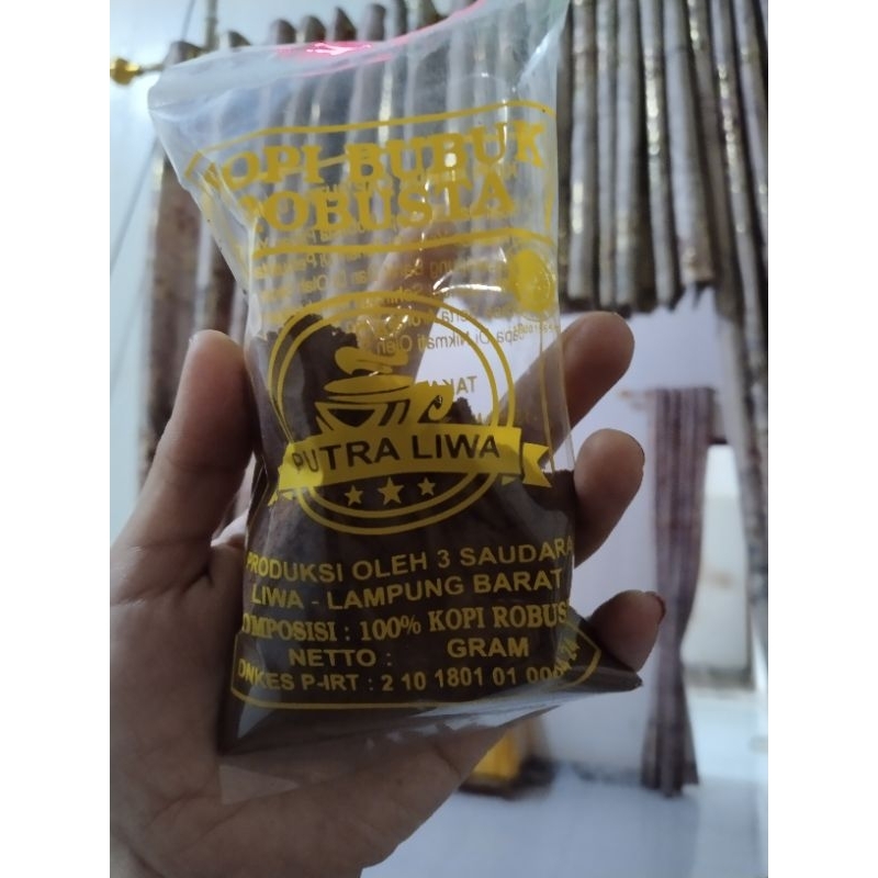 

kopi bubuk robusta putra liwa