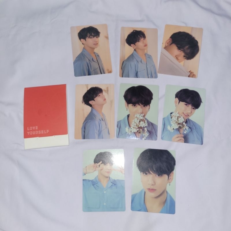 JUNGKOOK & BTS MINI PHOTOCARD BTS WORLD TOUR LOVE YOURSELF