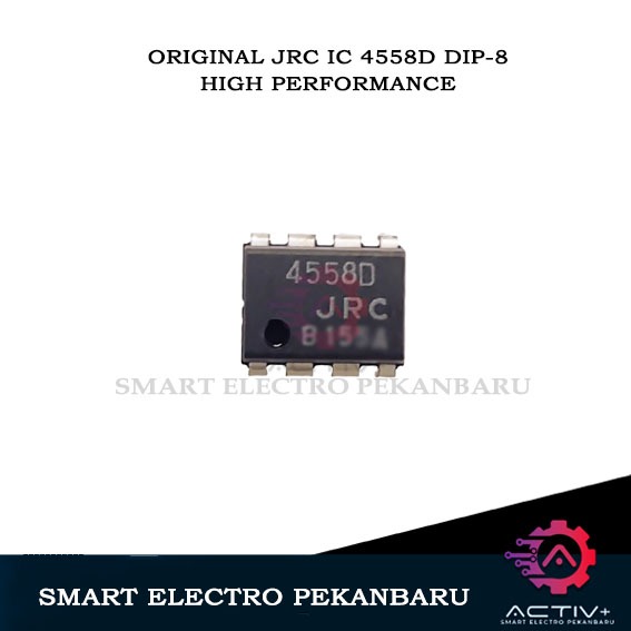 ORIGINAL IC 4558D DIP-8 (PILIH VARIASI MERK JRC / UNISONIC UTC ) UTC4558 NJM4558 ORI JRC NJM4558D NJ