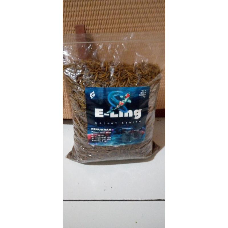 Maggot kering bsf_eling kemasan 1 kg