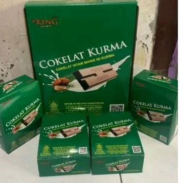 

coklat KURMA Dking 1 dus isi 4 pak