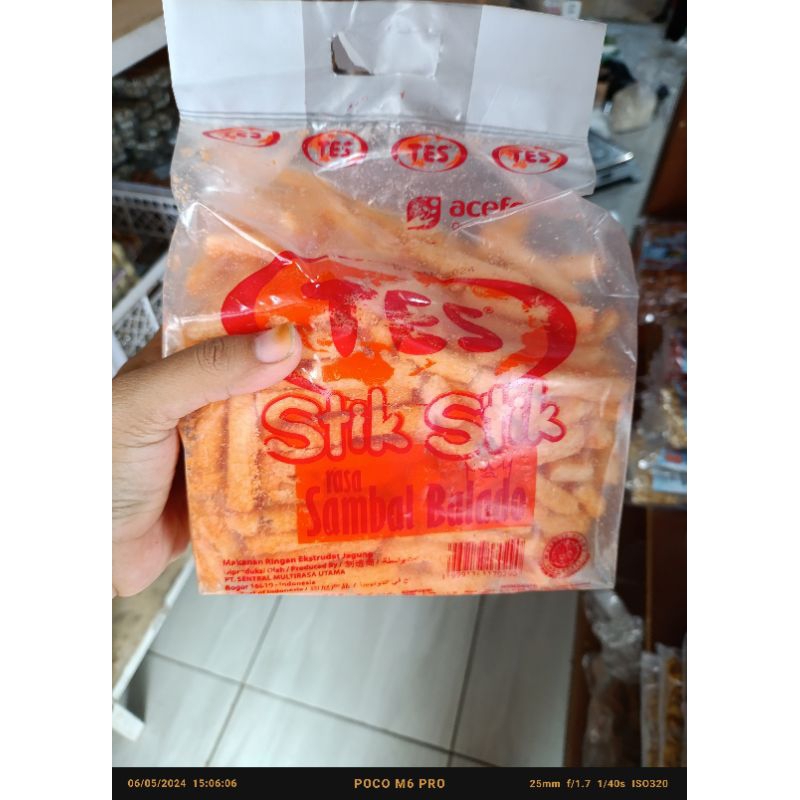 

tes stik rasa balado 225gram