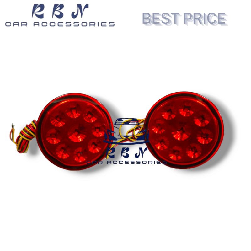 LAMPU LED BUMPER AVANZA VELOZ 2012-2018 MERAH SET KANAN KIRI 2PCS/AKSESORIS LED MOBIL AVANZA VELOZ