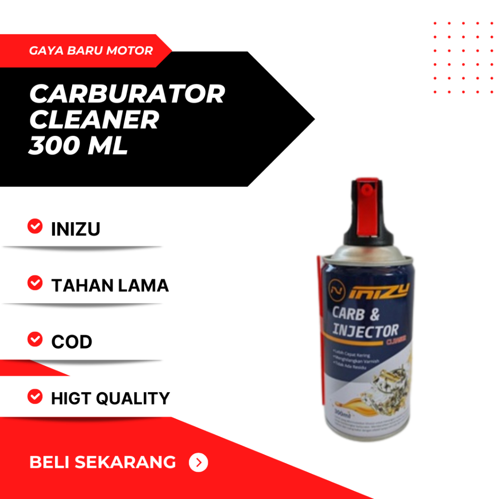 INIZU CARBURATOR CLEANER KARBURATOR CLEANER CARB CLEANER PEMBERSIH KARBURATOR 300ML