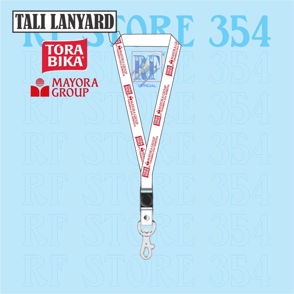 TALI LANYARD MAYORA TORABIKA LOGO - TALI ID CARD KOPI TORABIKA PT MAYORA GROUP | LANYARD MAYORA PT T