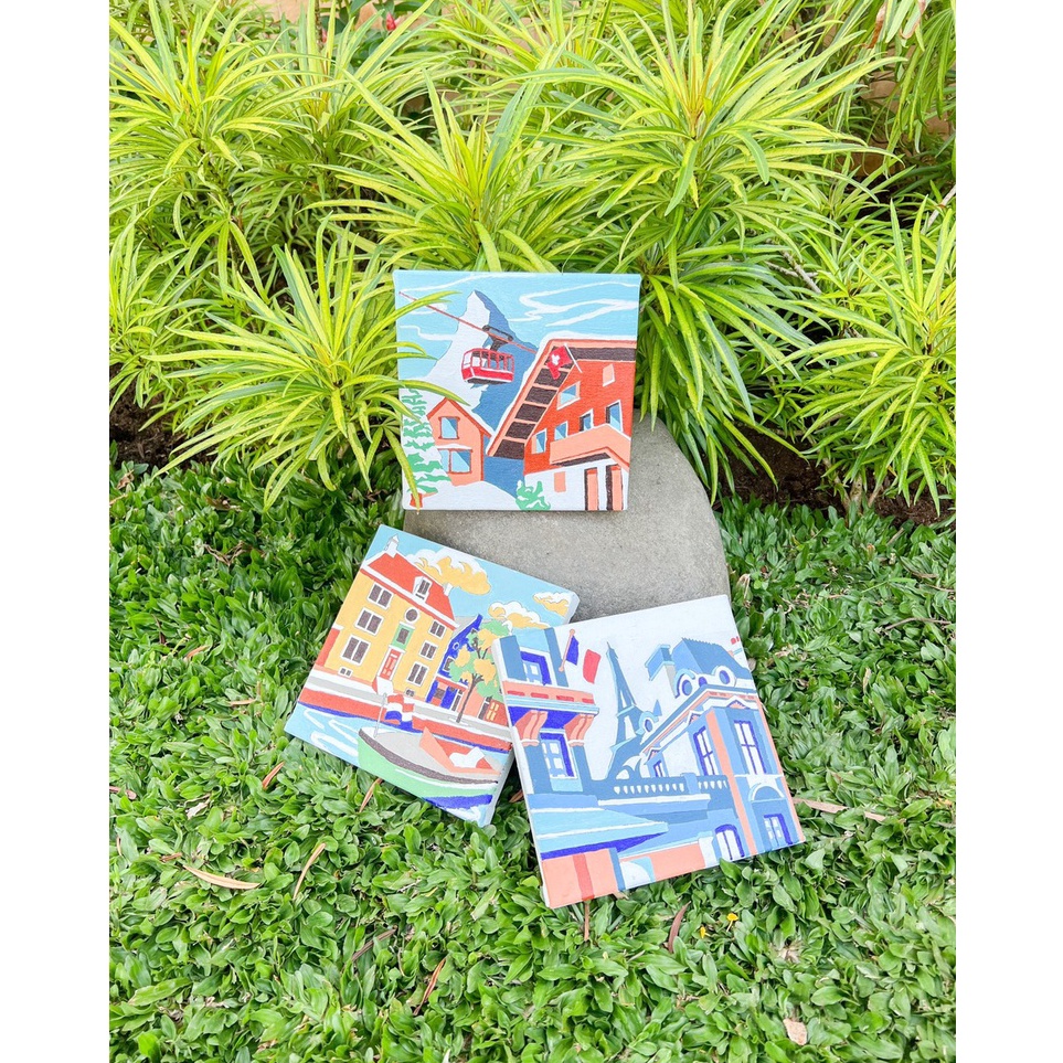 

Murah Baru Paint By Number EUROPE ByPainters 2x2cm Canvas Painting Kit