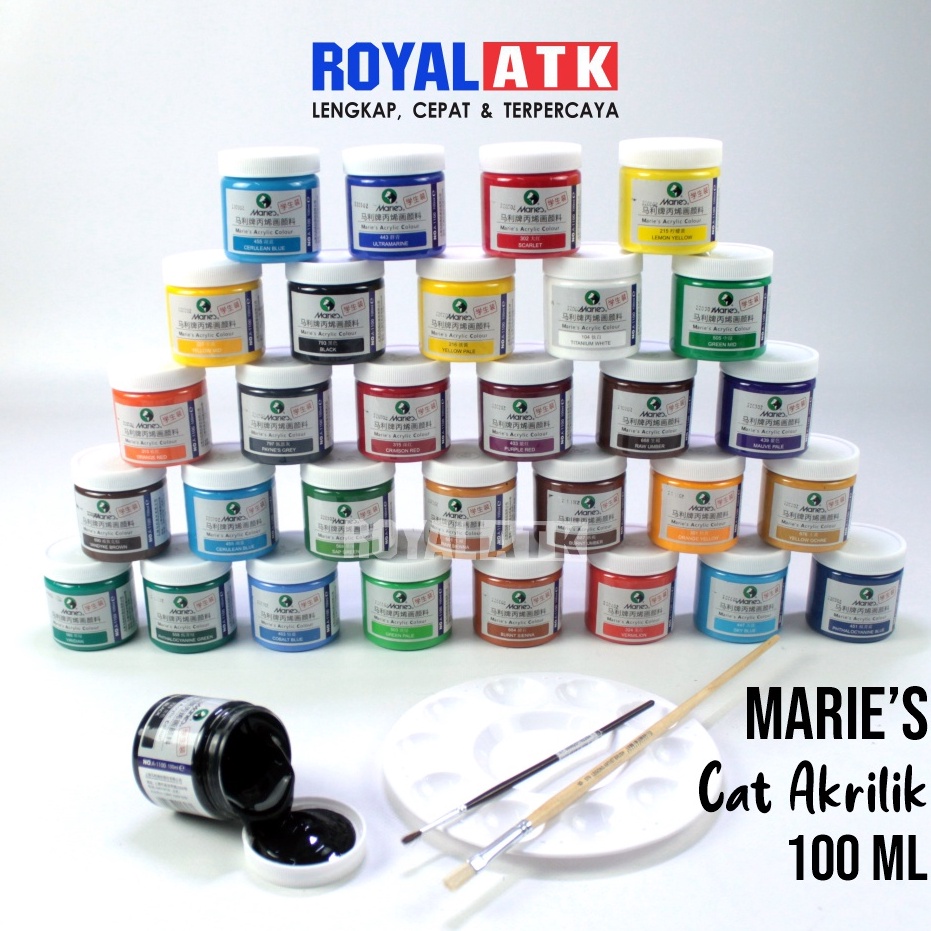 

KODE PRODUK E7QWZ4187 Maries Acrylic Paint Cat Akrilik Maries 1ml