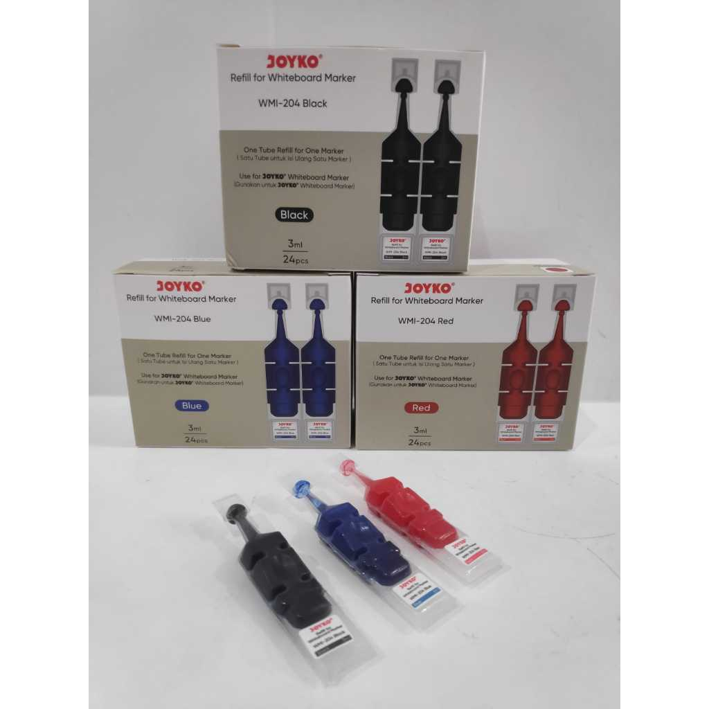 

Tinta spidol whiteboard joyko 3ml wmi 204/isi ulang tinta spidol whiteboard joyko 3ml wmi 204