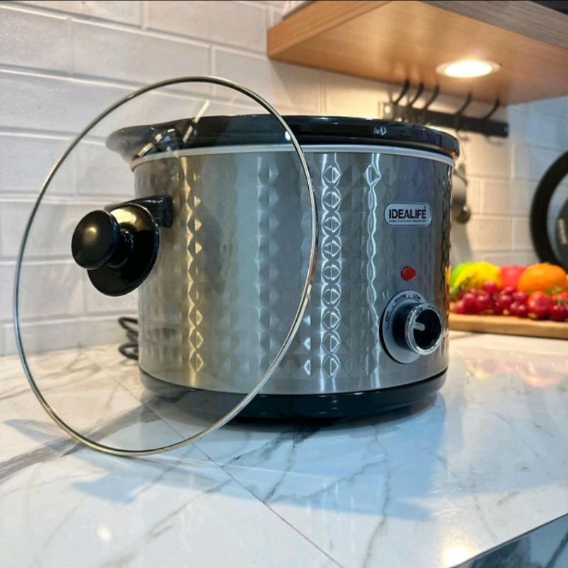 IDEALIFE  IL-325 IL-350 IL 325 350 2.5 dan 5 LITER SLOW COOKER SLOWCOOKER ALAT MASAK