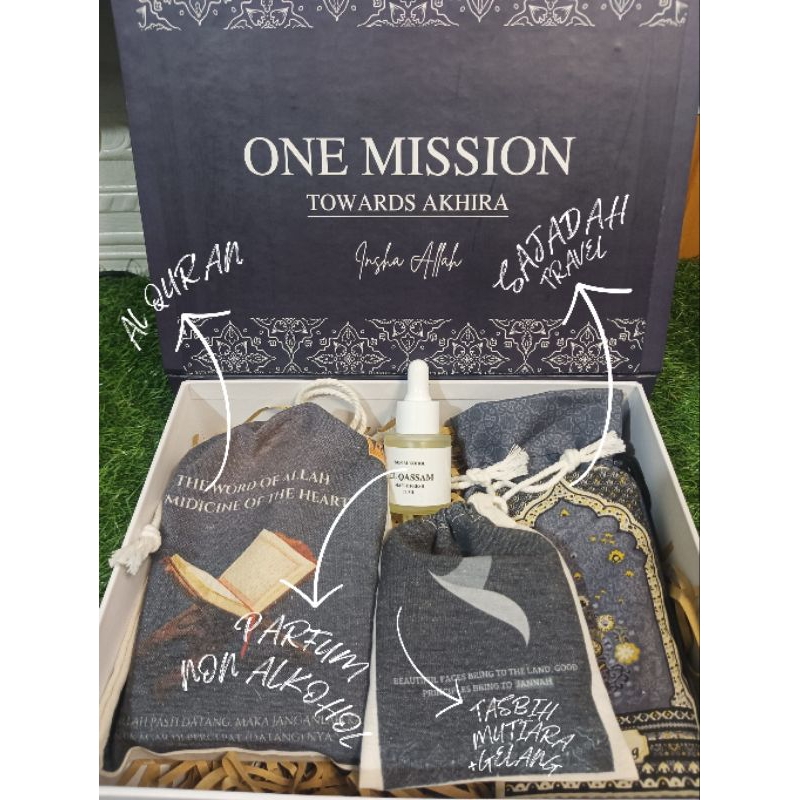 

Hampers EL QASSAM One Mission Towards Akhira | Gift Hampers Muslim | Gift Box | Kado Buat Istri