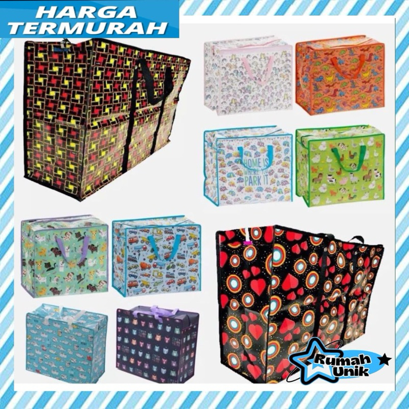 Tas Karung Tas Karung MOTIF RANDOM Serbaguna Jumbo  RUMAH_UNIK