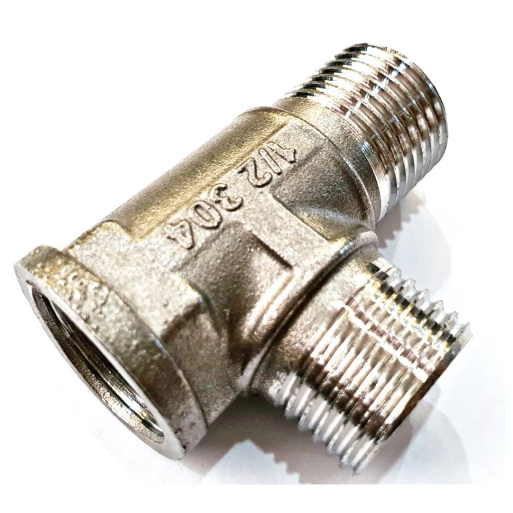 TEE SHOWER KUNINGAN DRAT DALAM - SOK TEE NEKEL - SOCK TEE KRAN - SAMBUNGAN KERAN - SAMBUNGAN KRAN