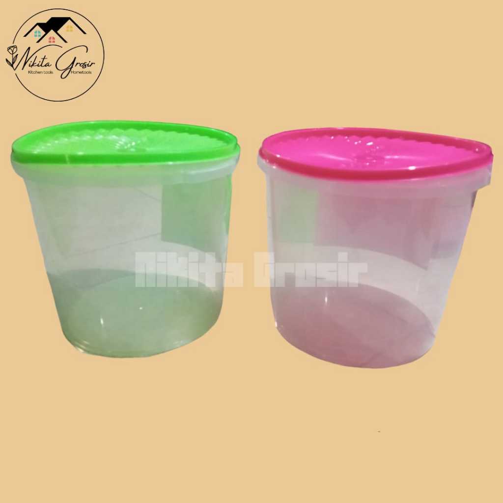 Toples Plastik Tutup 16 Liter / Toples Plastik Jumbo 16 Liter / Wadah Kerupuk Snack 16 Liter