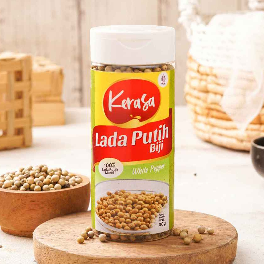 

Kerasa Lada Putih Biji Pure White Pepper Seeds