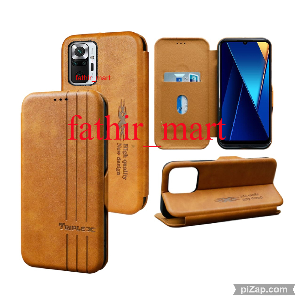 CASE XIAOMI REDMI NOTE 10 PRO CASE DOMPET MOTIF CASE Magnet Flip Leather Cover Leather Magnet