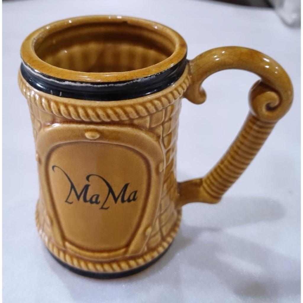 cangkir gelas keramik vintage mama kuno jadul antik koleksi pribadi