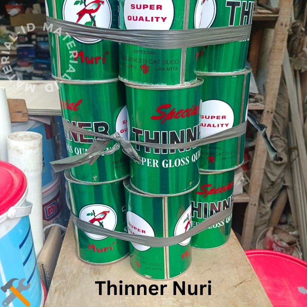 1 Kaleng Thinner Nuri 1/2 Duco Campuran Cat Minyak Kayu BEsi Menie Zynchromate Kuda Terbang Ftalit 1