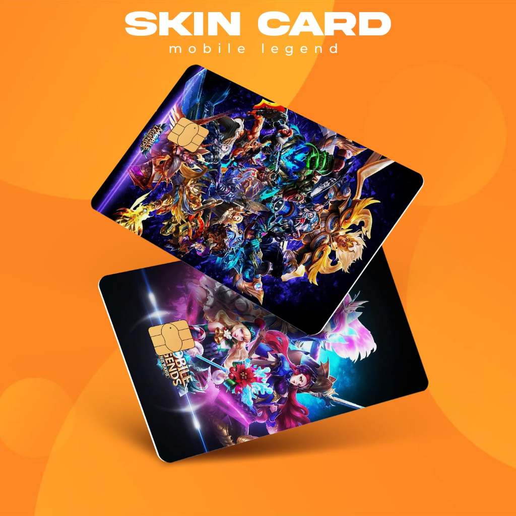 

[BM Skin Card] mobile legend || Garskin | Cover ATM / E - Money / Flazz - Anti Air