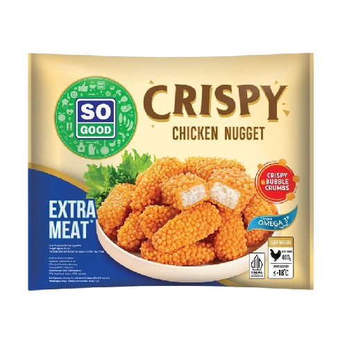 

SO GOOD CRISPY CHICKEN NUGGET 400GR