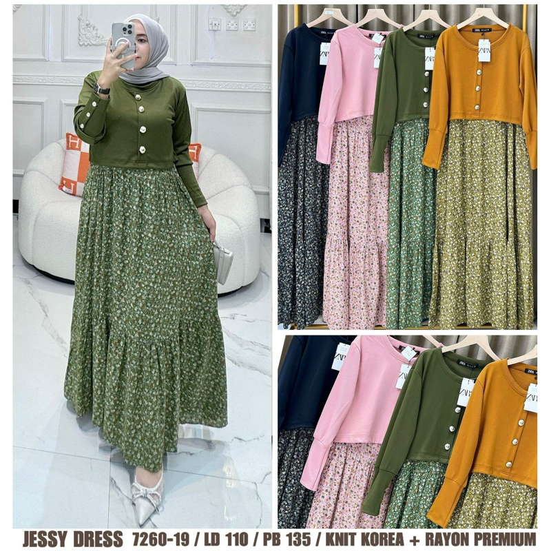 Zara jessy//dress Zara//gamis zara//pakaianwanitasby