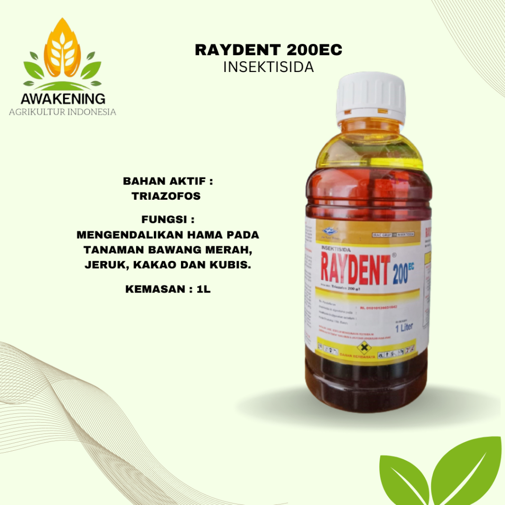 RAYDENT 200EC 1liter INSEKTISIDA