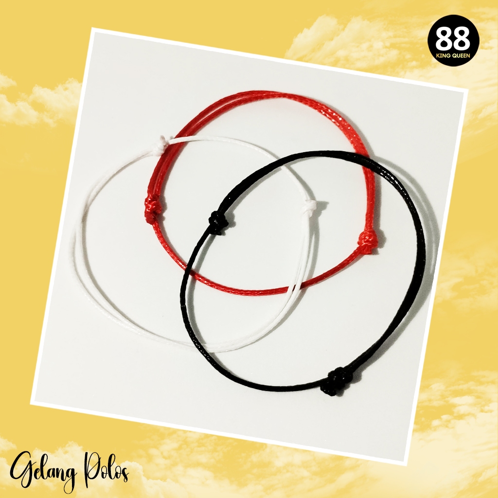 Gelang Tali, Gelang Tali Polos | Gelang Tali Merah | Gelang Tali Putih | | Gelang Tali Hitam