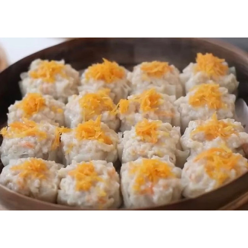 

Dimsum Ayam HALAL Tanpa Pengawet isi 30 pcs, 50 pcs dengan saus dan chili oil (Frozen/Fresh)