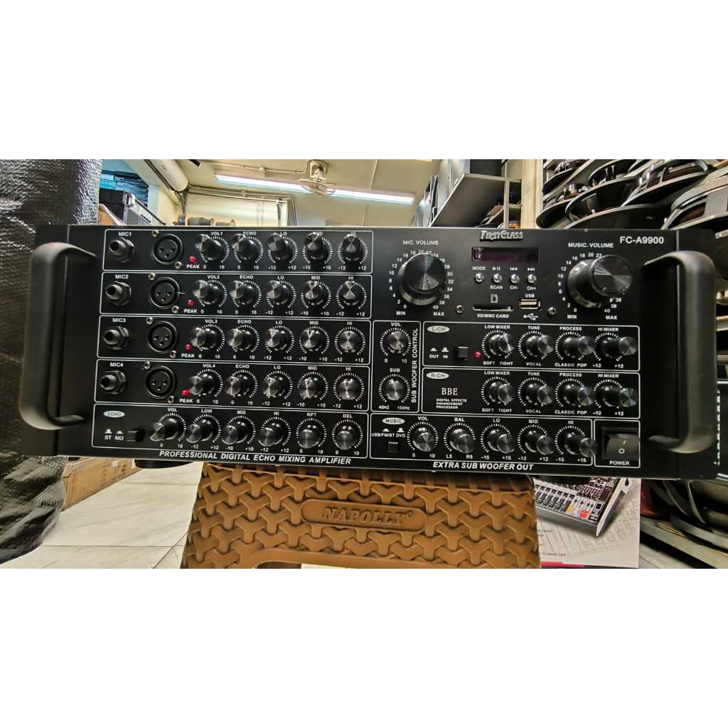 FIRSTCLASS FC A9900 AMPLI DIGITAL ECHO MIXING AMPLIFIER / FCA 9900 / FC 9900