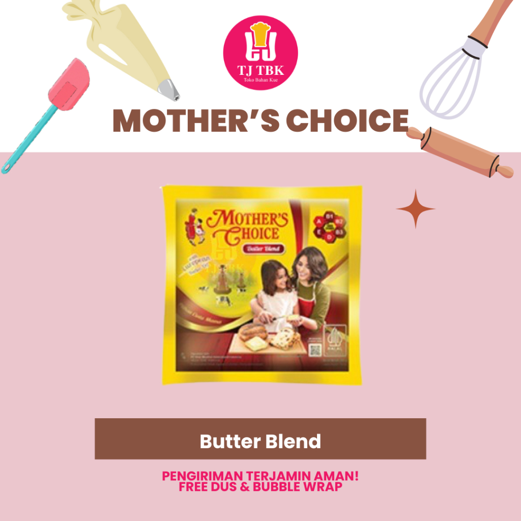 

BARU! Mother's Choice Butter Blend 200g / Margarin Butter Mothers Choice | Toko Bahan Kue TJ