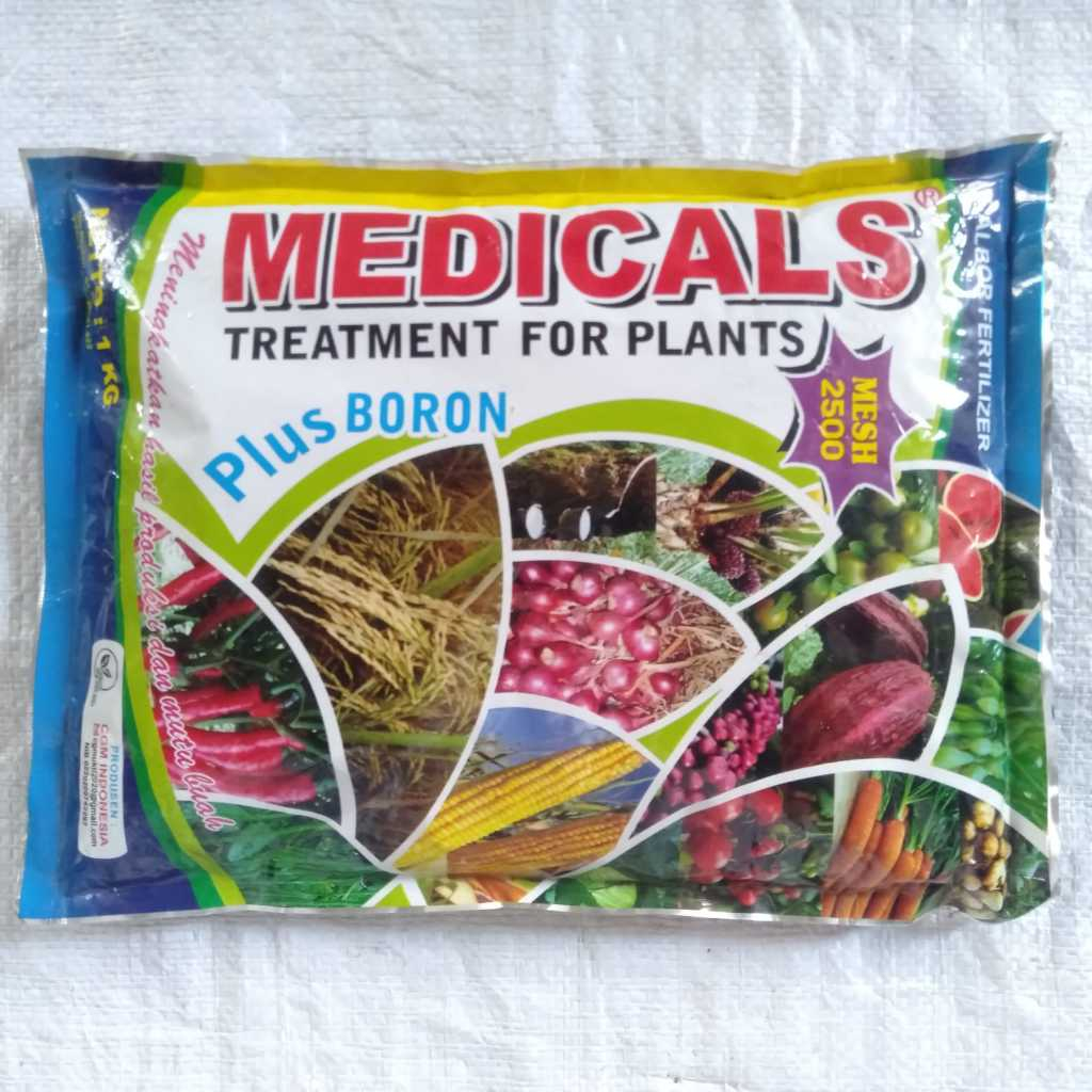Calsium Medicals 1kg - Pupuk dengan kalsium dan Boron untuk Memperbaiki Hasil Panen Tanaman