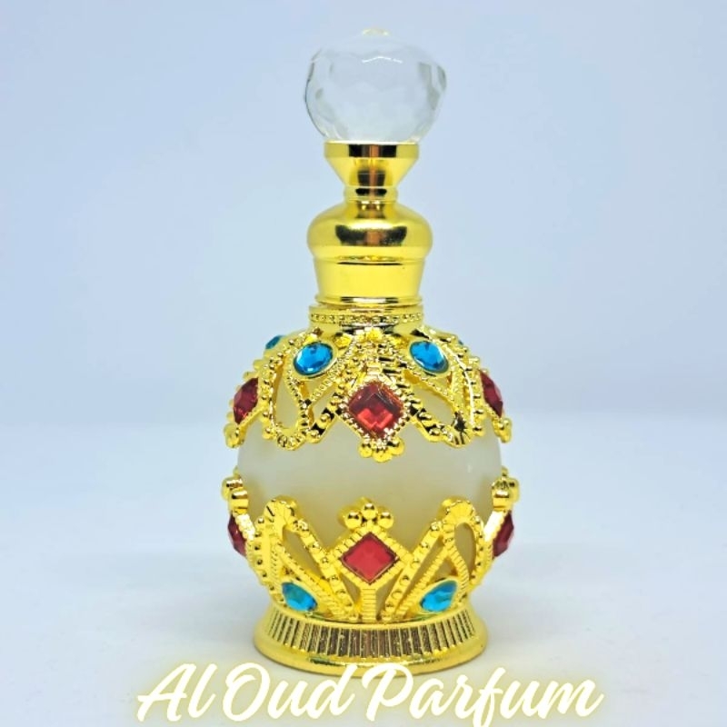 Botol Parfum Arab Antik Khas Dubai Arabian Cantik Elegan Botol 20 Ml Kaca