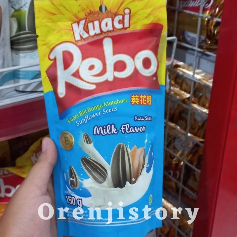 

kuaci rebo 150gr milk ori caramel green tea