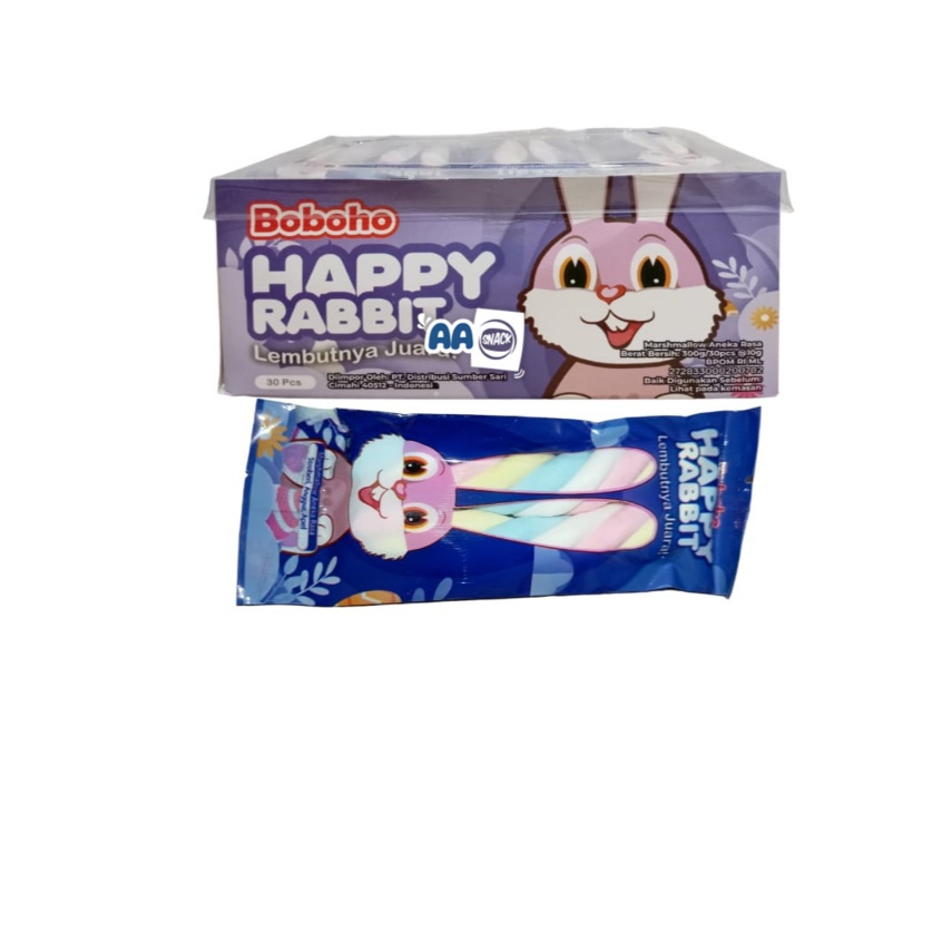 

Ay00! BOBOHO MARSHMALLOW HAPPY RABBIT BOX ISI 30 (DIKIRIM RANDOM)