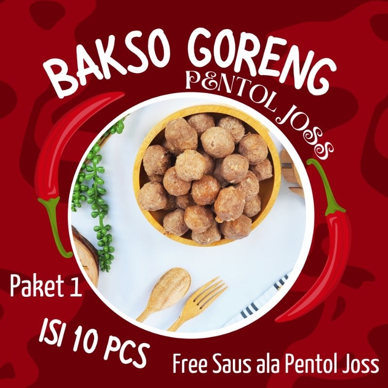 

Bakso Goreng Pentol Joss isi 10 Pcs-Paket 1