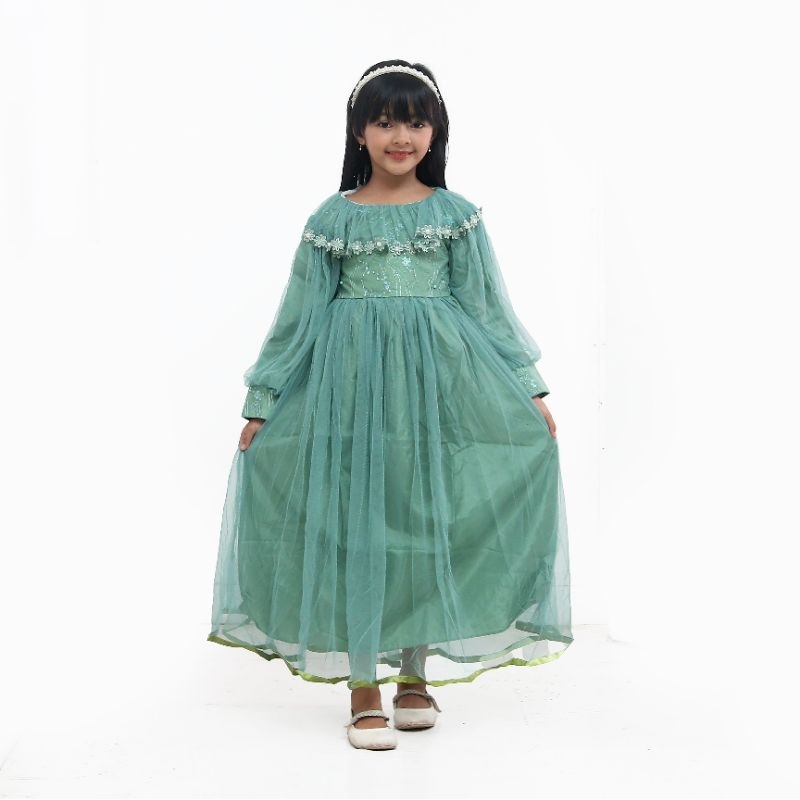 Gaun Muslim Anak / Baju Pesta Anak Muslim / Dress Anak Muslim / Gaun Pesta Anak Muslim