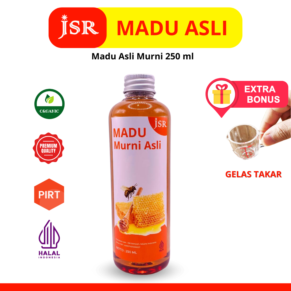 

Madu Asli/Madu Hutan Asli/Madu Murni/Madu JSR 250 ml