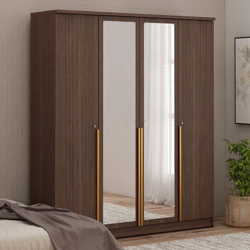 LEMARI BAJU 4 PINTU ORI LEMARI BAJU MINIMALIS LEMARI PAKAIAN 4 PINTU