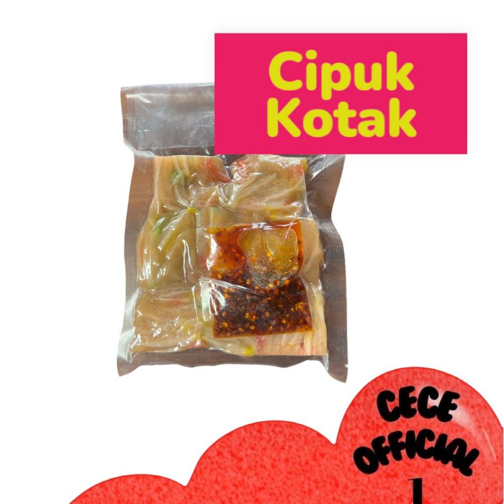 

Cemilan Cipuk Chili oil varian Kotak