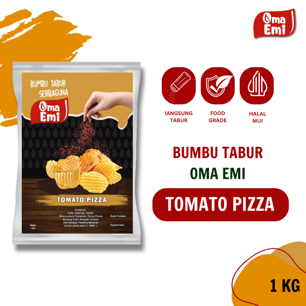 

BUMBU TABUR TOMATO PIZZA 1 KG