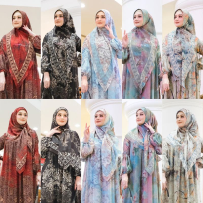 (p1a) OMEIRO ROSALINE 6  Baju Gamis Syari Muslimah Roseline Series Vol 6 By Omeiro. Nazra Sha