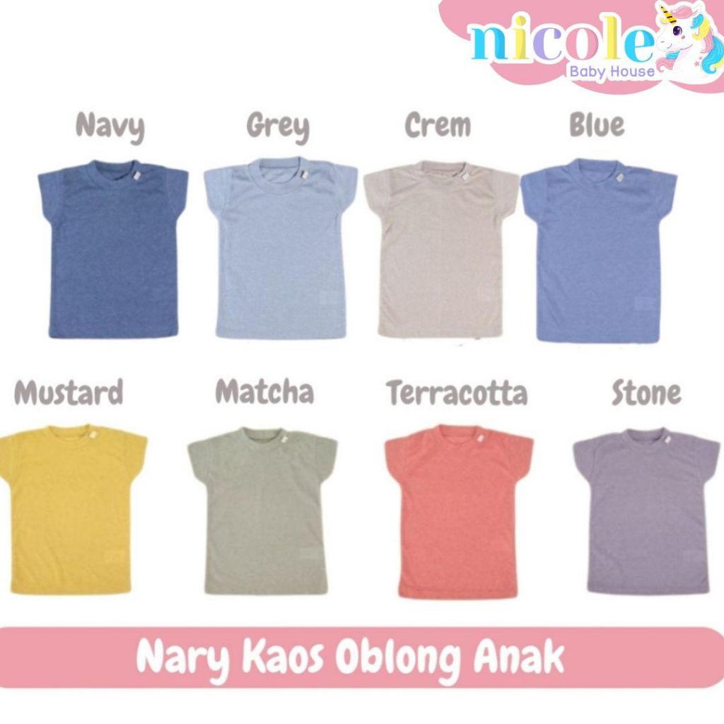 Nary Oblong Tipis Bahan Adem / Nary Baju Oblong Bayi Anak