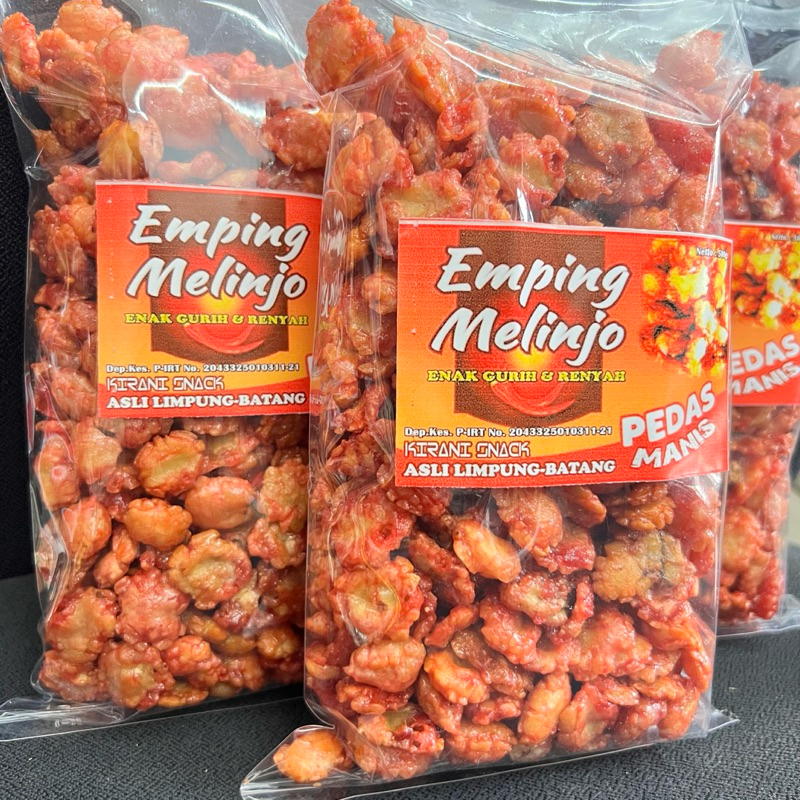 

Piscoklegit_ Emping Melinjo Gepuk Pedas Manis Dan Gurih Asin 500Gr
