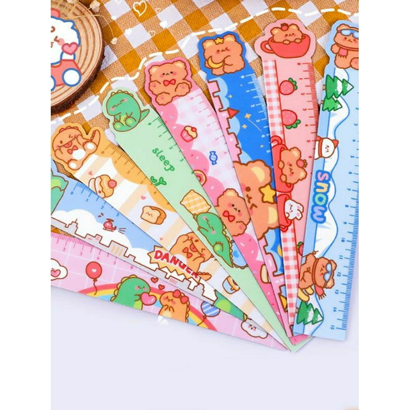 

pengaris plastik lucu karakter 15cm