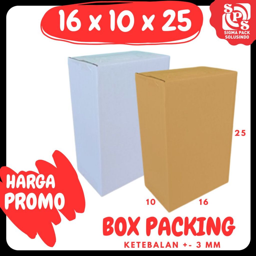 

Box 16x10x25 Kardus Packing A1 Dus Karton Kardus Kotak Kemasan Sparepart Assesoris